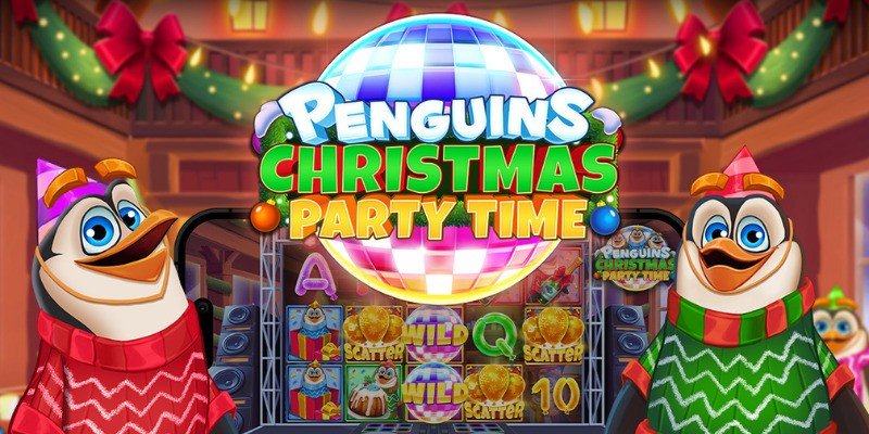 Penguins Christmas Party Time